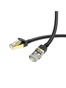 Hoco U/UTP Cat.6 (Gigabit) Καλώδιο Δικτύου Ethernet 1m Μαύρο