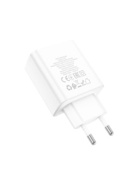 Hoco Φορτιστής Χωρίς Καλώδιο με 4 Θύρες USB-A 28.5W Quick Charge 3.0 Λευκός (C102A)