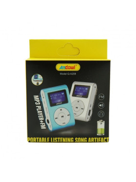 Andowl Q-a208 MP3 Player (8GB) με Οθόνη LCD Ασημί