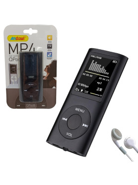 Andowl QPOD5 MP4 Player με Οθόνη TFT 1.8" Μαύρο