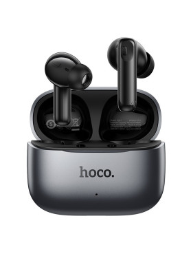 Hoco EQ27 In-ear Bluetooth Handsfree Ακουστικά με Θήκη Φόρτισης Μαύρα