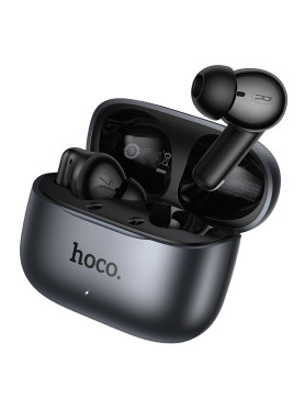 Hoco EQ27 In-ear Bluetooth Handsfree Ακουστικά με Θήκη Φόρτισης Μαύρα