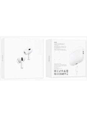 Hoco EW93 In-ear Bluetooth Handsfree Ακουστικά με Θήκη Φόρτισης Λευκά