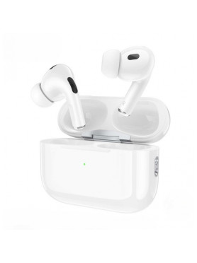 Hoco EW63 In-ear Bluetooth Handsfree Ακουστικά με Θήκη Φόρτισης Λευκά