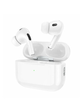 Hoco EW94 In-ear Bluetooth Handsfree Ακουστικά με Θήκη Φόρτισης Λευκά