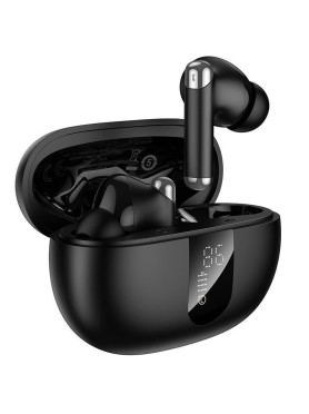 Hoco EQ26 In-ear Bluetooth Handsfree Ακουστικά με Θήκη Φόρτισης Μαύρα