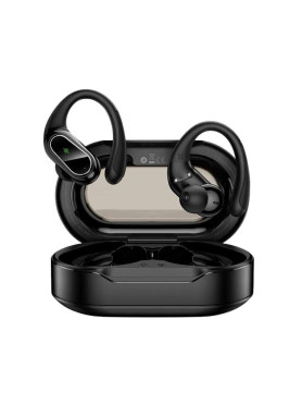 Hoco EQ29 In-ear Bluetooth Handsfree Ακουστικά με Θήκη Φόρτισης Μαύρα