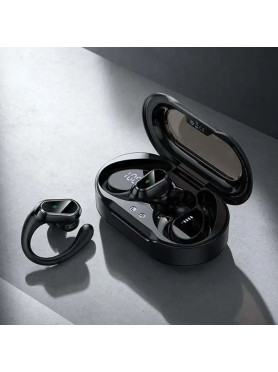 Hoco EQ29 In-ear Bluetooth Handsfree Ακουστικά με Θήκη Φόρτισης Μαύρα