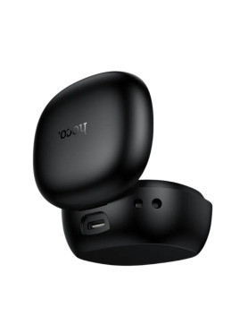 Hoco EQ100 In-ear Bluetooth Handsfree Ακουστικά με Θήκη Φόρτισης Μαύρα