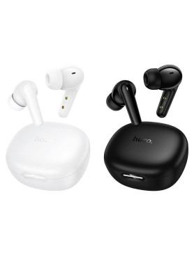 Hoco EQ100 In-ear Bluetooth Handsfree Ακουστικά με Θήκη Φόρτισης Μαύρα